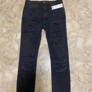 Urban outfitters black ripped jeans